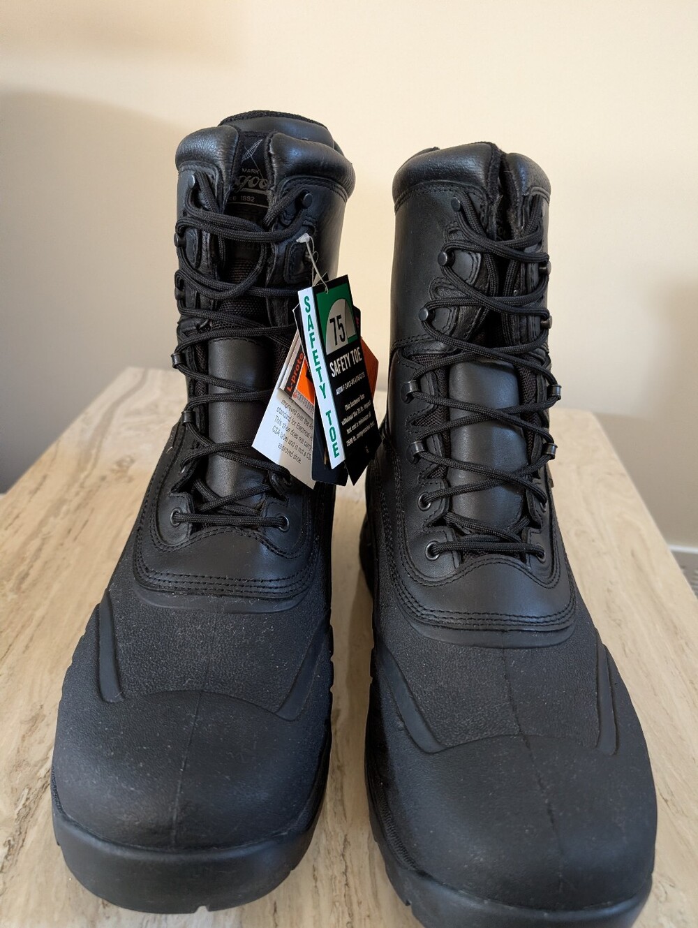 Thorogood Black 299 Railroad Steel Toe Waterproof 1000 g Thinsulate Boots Sz 13